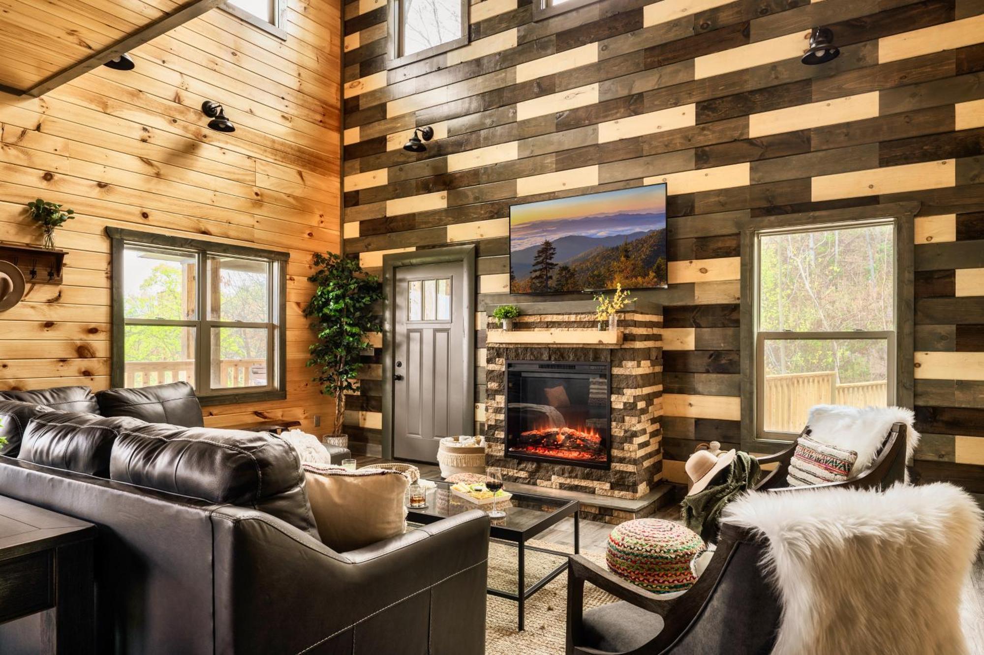 Mountainscape - Brand New Cabin W Views - Hottub - Firetable - Ps5 - Pooltable - 3 Pools Gatlinburg Exterior foto
